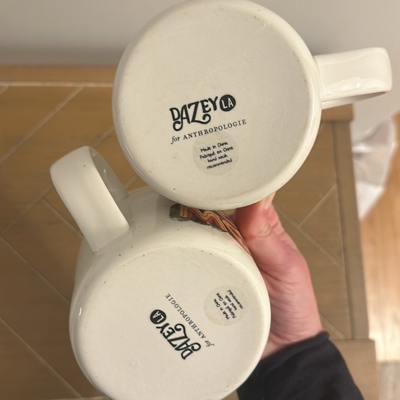 2 Anthropologie coffee mugs - Picture 3 of 3